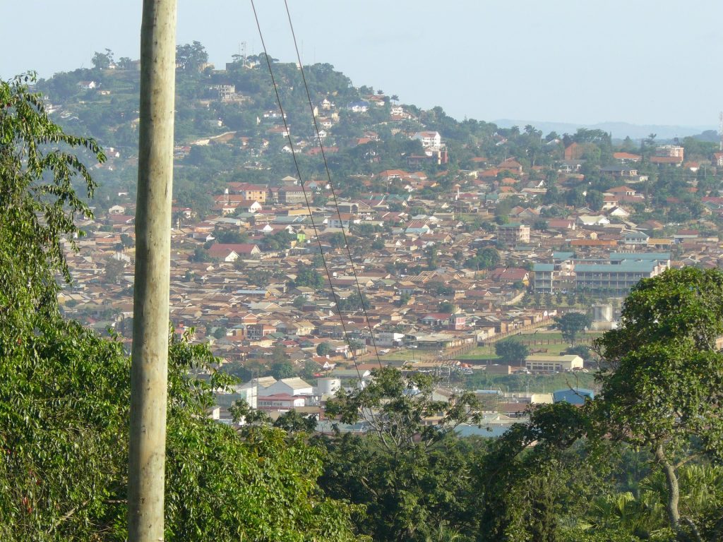 Blick über Kampala