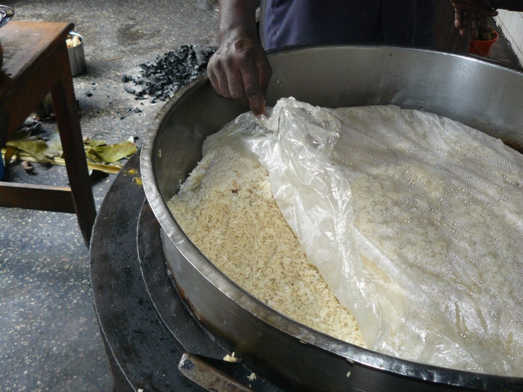 Posho wird gekocht