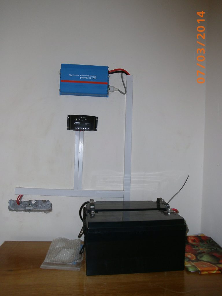 Solaranlage mit Batterie
